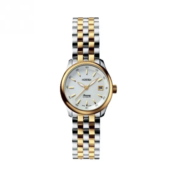 罗马表/Roamer 五行太阳系列家族-水星 PVD真空离子电镀或全实心不锈钢表壳 瑞士自动机械机芯 933561-47-25-90