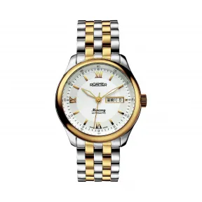 罗马表/Roamer 五行太阳家族系列-水星 全实心不锈钢表壳 瑞士全自动机械机芯 933637-47-25-90