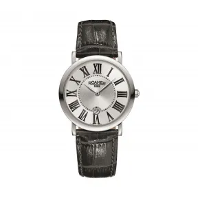罗马表/Roamer 梦幻众星系列 全实心不锈钢表壳 瑞士优质超薄石英机芯 934856-41-11-SE