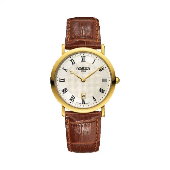 罗马表/Roamer 梦幻众星系列 不锈钢表壳 瑞士优质超薄石英机芯 934856-48-11-09