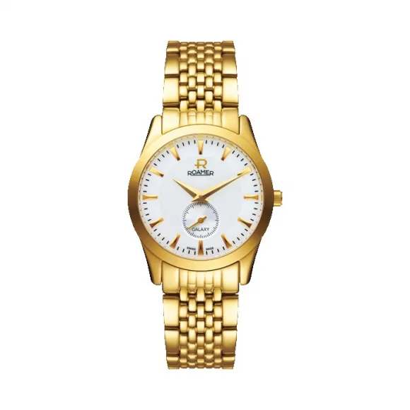 罗马表/Roamer 银河系列 PVD真空离子电镀或全实心不锈钢表壳 瑞士优质石英机芯 938855-48-25-90
