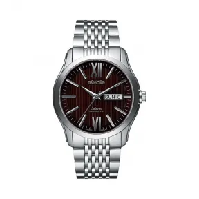 罗马表/Roamer 五行太阳家族系列-土星 全实心不锈钢表壳 瑞士全自动机械机芯 941637-41-63-90