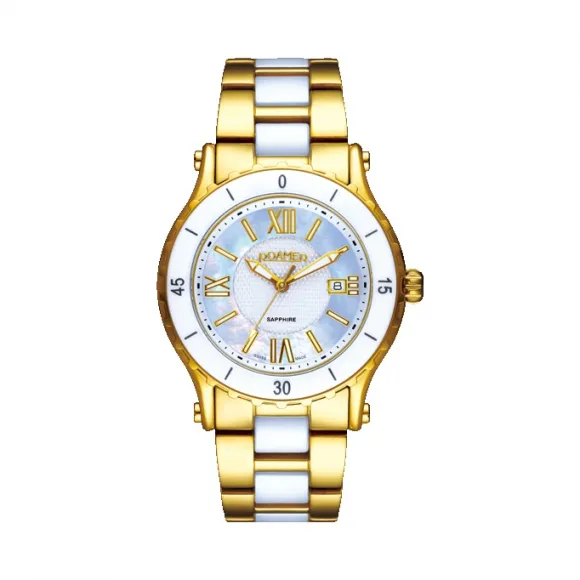 罗马表/Roamer 梦幻陶瓷家族～魅之纯 PVD真空离子电镀或全实心不锈钢表壳 瑞士优质石英机芯 942980-48-23-90