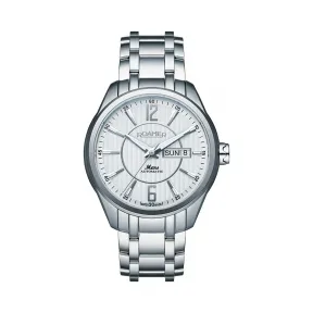 罗马表/Roamer 五行太阳家族系列-火星 全实心不锈钢表壳 瑞士全自动机械机芯 943637-41-14-90