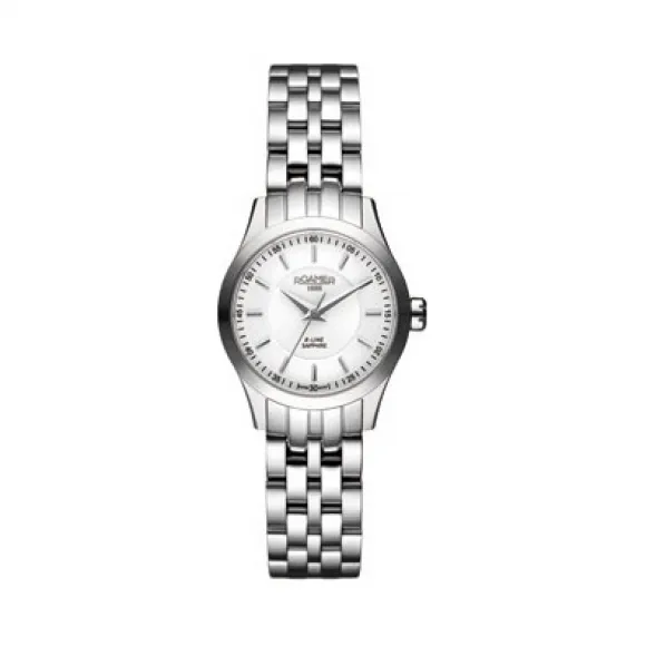 罗马表/Roamer R-Line 钢带系列 不锈钢表壳 瑞士优质石英机芯 943829-41-25-90