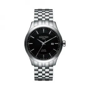 罗马表/Roamer R-Line 钢带系列 不锈钢表壳 瑞士优质石英机芯 943856-41-55-90