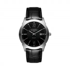 罗马表/Roamer 银河皮带系列 全实心不锈钢表壳 瑞士优质石英机芯 944857-41-53-09