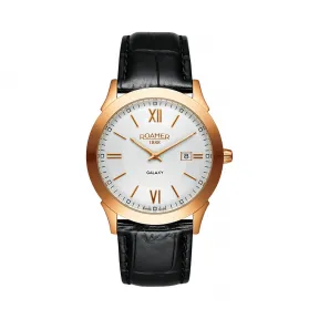 罗马表/Roamer 银河皮带系列 全实心不锈钢表壳 瑞士优质石英机芯 944857-49-13-09