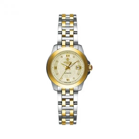 罗马表/Roamer 庆典系列 全实心不锈钢表壳 瑞士全自动机械机芯 945561-47-39-90