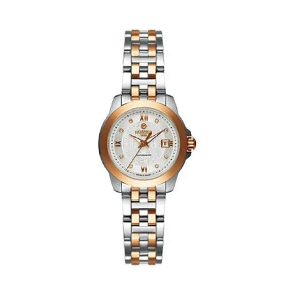 罗马表/Roamer 庆典系列 全实心不锈钢表壳 瑞士全自动机械机芯 945561-49-19-90