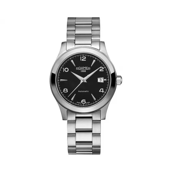 罗马表/Roamer 光辉岁月系列 全实心不锈钢表壳 瑞士全自动机械机芯 950660-41-54-90
