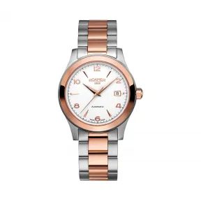 罗马表/Roamer 光辉岁月系列 全实心不锈钢表壳 瑞士全自动机械机芯 950660-49-24-90