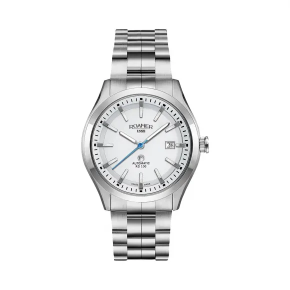 罗马表/Roamer 光辉岁月RD100系列 全实心不锈钢表壳 瑞士全自动机械机芯 951600-41-25-90