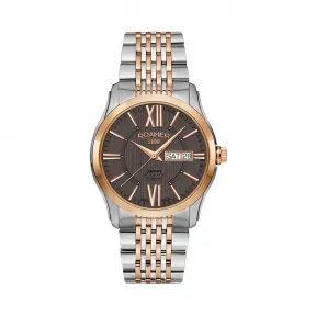 罗马表/Roamer 五行太阳系列家族-土星 全实心不锈钢表壳 瑞士全自动机械机芯 960637-49-03-90