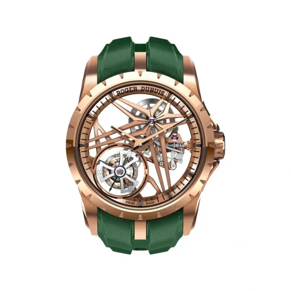 罗杰杜彼/RogerDubuis Excalibur 系列 42MM 18k玫瑰金 手动机械机芯 男表 RDDBEX0981