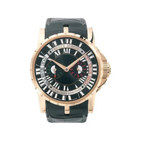 罗杰杜彼/RogerDubuis Excalibur 系列 45 MM 玫瑰金 自动机械机芯 男表 RDDBEX0202