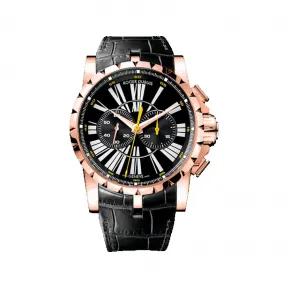 罗杰杜彼/RogerDubuis Excalibur 系列 45 MM 玫瑰金 自动机械机芯 男表 RDDBEX0223