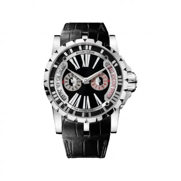 罗杰杜彼/RogerDubuis Excalibur 系列 45 MM 白金 自动机械机芯 男表 RDDBEX0257