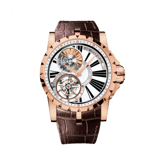 罗杰杜彼/RogerDubuis Excalibur 系列 45 MM 玫瑰金 自动机械机芯 男表 RDDBEX0261