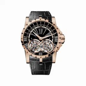 罗杰杜彼/RogerDubuis Excalibur 系列 45 MM 玫瑰金 手动机械机芯 男表 RDDBEX0280