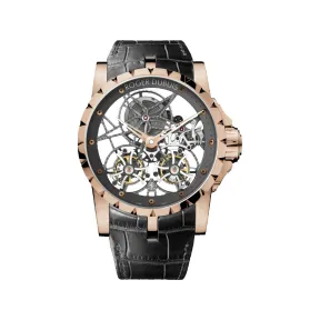 罗杰杜彼/RogerDubuis Excalibur 系列 45 MM 玫瑰金 手动机械机芯 男表 RDDBEX0283