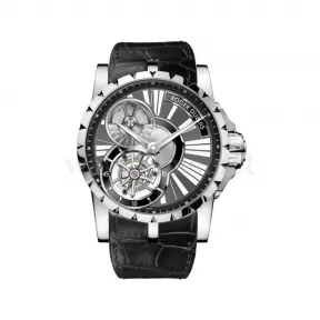 罗杰杜彼/RogerDubuis Excalibur 系列 45 MM 白金 自动机械机芯 男表 RDDBEX0285
