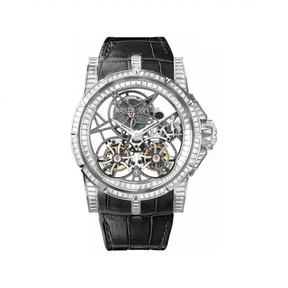 罗杰杜彼/RogerDubuis Excalibur 系列 45 MM 白金 手动机械机芯 男表 RDDBEX0299