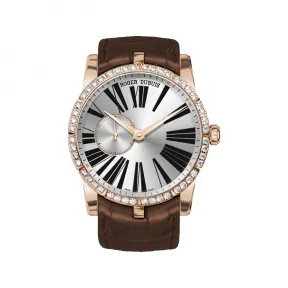罗杰杜彼/RogerDubuis Excalibur 系列 42 MM 玫瑰金 自动机械机芯 女表 RDDBEX0356