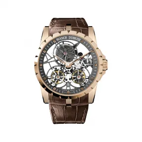 罗杰杜彼/RogerDubuis 镂空双飞行陀飞轮腕表 | RDDBEX0395 RDDBEX0395