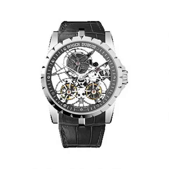 罗杰杜彼/RogerDubuis 镂空双飞行陀飞轮腕表 | RDDBEX0396 RDDBEX0396