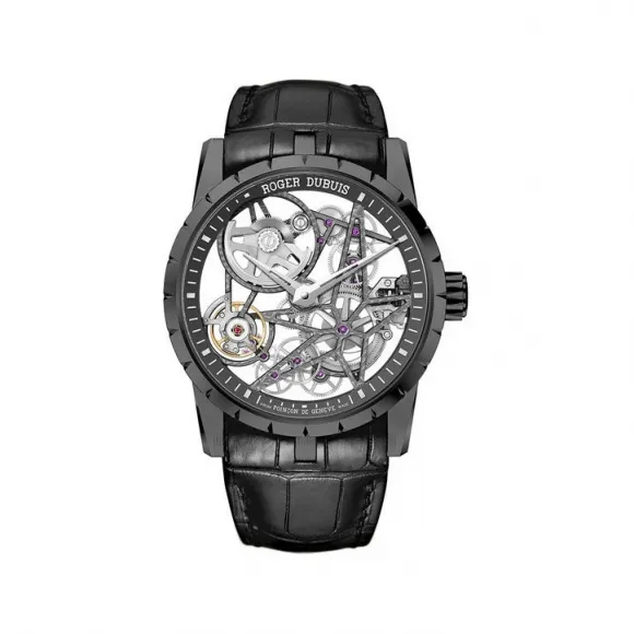 罗杰杜彼/RogerDubuis Excalibur 系列 42 MM DLC涂层钛金属 自动机械机芯 男表 RDDBEX0424