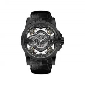 罗杰杜彼/RogerDubuis Quatuor Black DLC Titanium 48MM RDDBEX0425