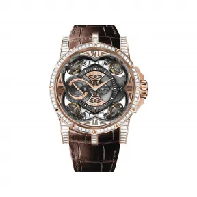 罗杰杜彼/RogerDubuis 王者系列 玫瑰金表壳 48MM 男表 RDDBEX0439