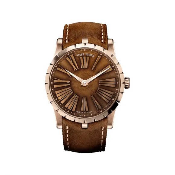 罗杰杜彼/RogerDubuis 自动上链腕表 搭载微型摆陀和铜质表盘 | RDDBEX0498 RDDBEX0498