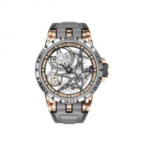 罗杰杜彼/RogerDubuis 王者竞速系列 18K玫瑰金表壳 45MM 男表 RDDBEX0574