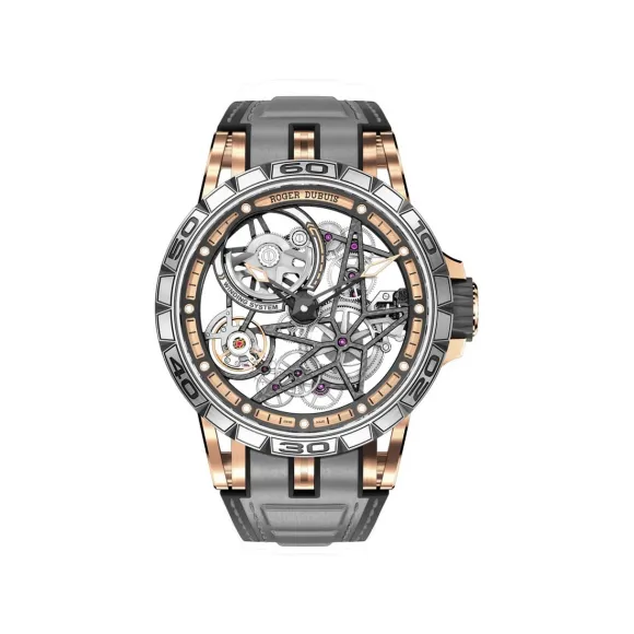 罗杰杜彼/RogerDubuis 王者竞速系列 18K玫瑰金表壳 45MM 男表 RDDBEX0574