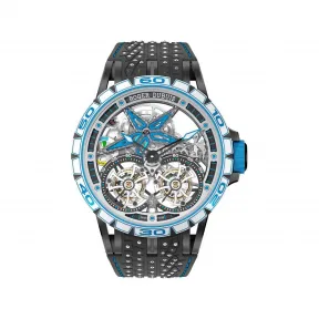 罗杰杜彼/RogerDubuis 王者竞速系列 黑色DLC涂层钛合金 47MM 男表 RDDBEX0643