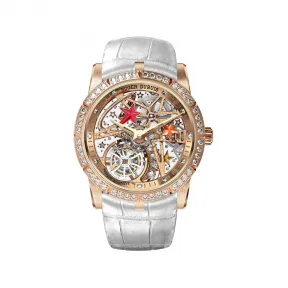 罗杰杜彼/RogerDubuis 王者系列 玫瑰金表壳 36MM 女表 RDDBEX0661