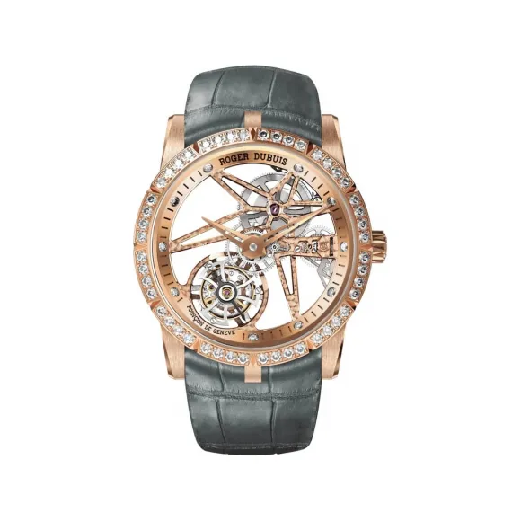 罗杰杜彼/RogerDubuis 王者系列  玫瑰金表壳 36MM 女表 RDDBEX0664