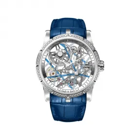 罗杰杜彼/RogerDubuis EXCALIBUR王者系列 Blacklight White Gold 42MM RDDBEX0744