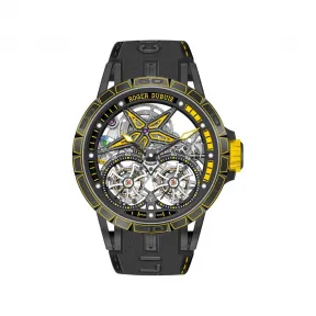 罗杰杜彼/RogerDubuis 王者竞速系列黑色DLC涂层钛合金 47MM 男表 RDDBEX0755