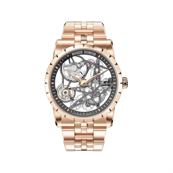 罗杰杜彼/RogerDubuis 王者系列18K玫瑰金表壳 42MM 男表 RDDBEX0788