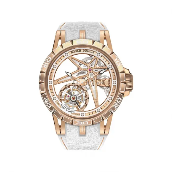 罗杰杜彼/RogerDubuis 王者竞速系列 玫瑰金 39MM 男表 RDDBEX0816