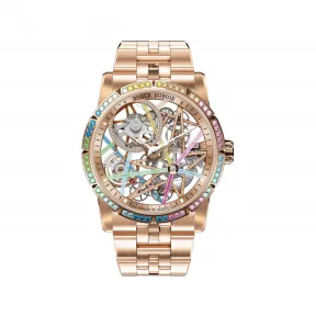 罗杰杜彼/RogerDubuis EXCALIBUR 42MM 18kt玫瑰金/蓝宝石 自动机械机芯 男表 RDDBEX0861