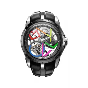 罗杰杜彼/RogerDubuis 王者系列 深灰DLC涂层钛合金表壳 男表 RDDBEX0931