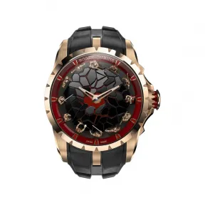 罗杰杜彼/RogerDubuis 圆桌骑士系列 45MM 玫瑰金 自动上链 RDDBEX0934