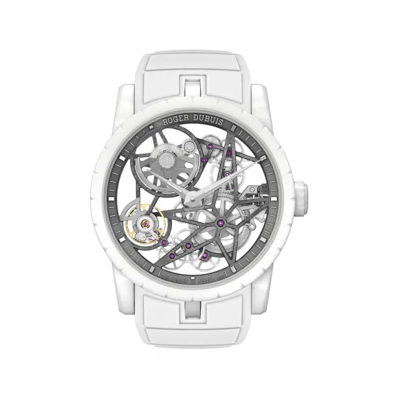 罗杰杜彼/RogerDubuis 王者系列 42MM 白色矿物复合纤维腕表 RDDBEX0949