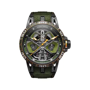 罗杰杜彼/RogerDubuis王者竞速系列 SMC片状塑模碳纤维表壳 45MM 男表 RDDBEX0972