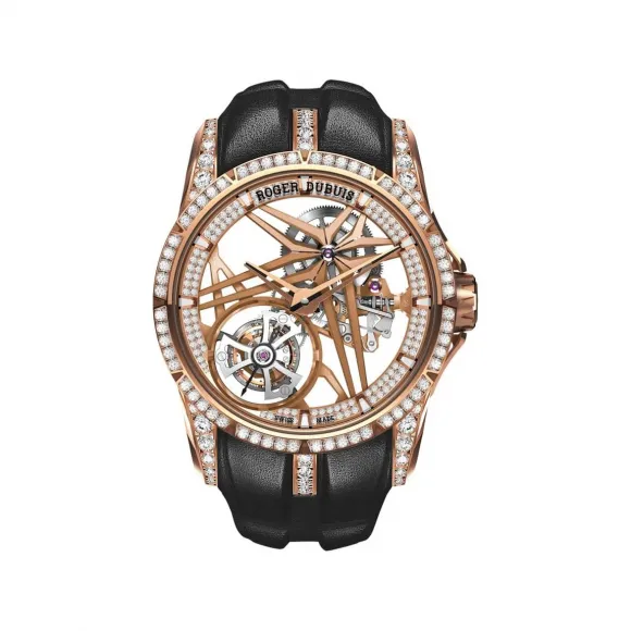 罗杰杜彼/RogerDubuis 王者系列 42MM 玫瑰金 自动机械机芯 男表 RDDBEX0990