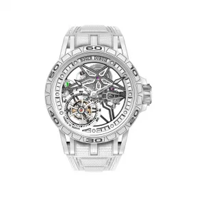 罗杰杜彼/RogerDubuis EXCALIBUR SPIDER系列 White Ceramic Composite Fiber 45MM RDDBEX0992